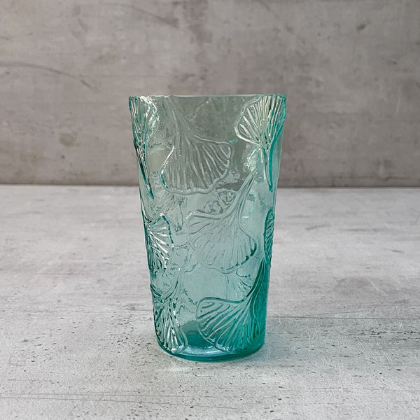 Home Artisan Jeremiah Turquoise Gingko Leaf Drinking Glass (Set of 2) - Shop Cult Modern