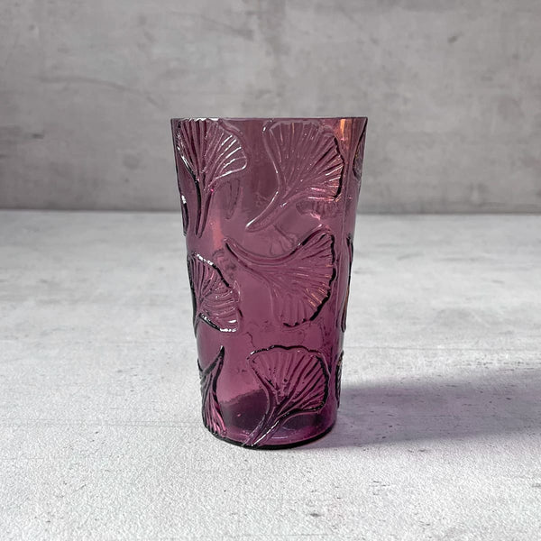 Home Artisan Zephyr Plum Gingko Leaf Drinking Glass (Set of 2) - Shop Cult Modern