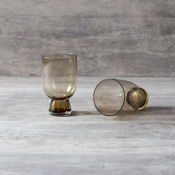 Home Artisan Nicolas Brown Drinking Glass (Set of 2) - Shop Cult Modern