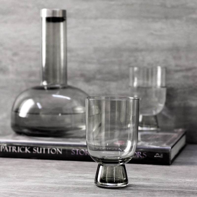 Home Artisan Nicolas Smoky Grey Drinking Glass (Set of 2) - Shop Cult Modern