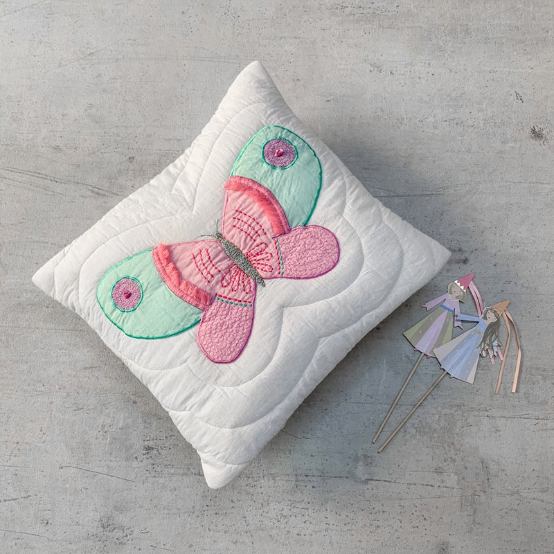 Home Artisan Tessa Butterfly Pillow Cover by The Merry Maison - Shop Cult Modern