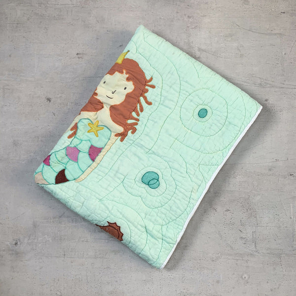 Home Artisan Perdita Mermaid Patchwork Quilt by The Merry Maison - Shop Cult Modern