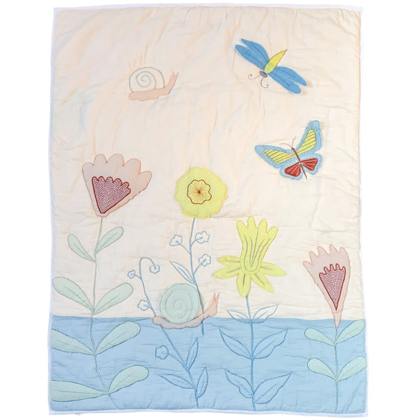 Home Artisan Kiara Spring Garden Patchwork Quilt by The Merry Maison - Shop Cult Modern