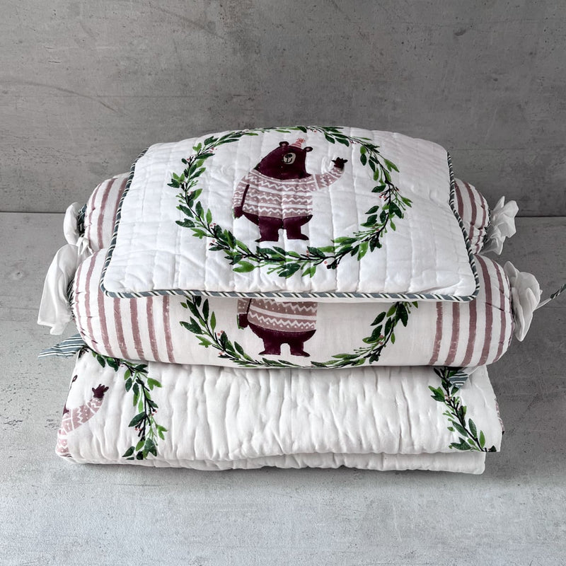 Home Artisan Theodore Hand Block Print Cotton Quilt Set - Shop Cult Modern