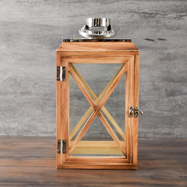 Home Artisan Yates Wooden Lantern - Large - Shop Cult Modern