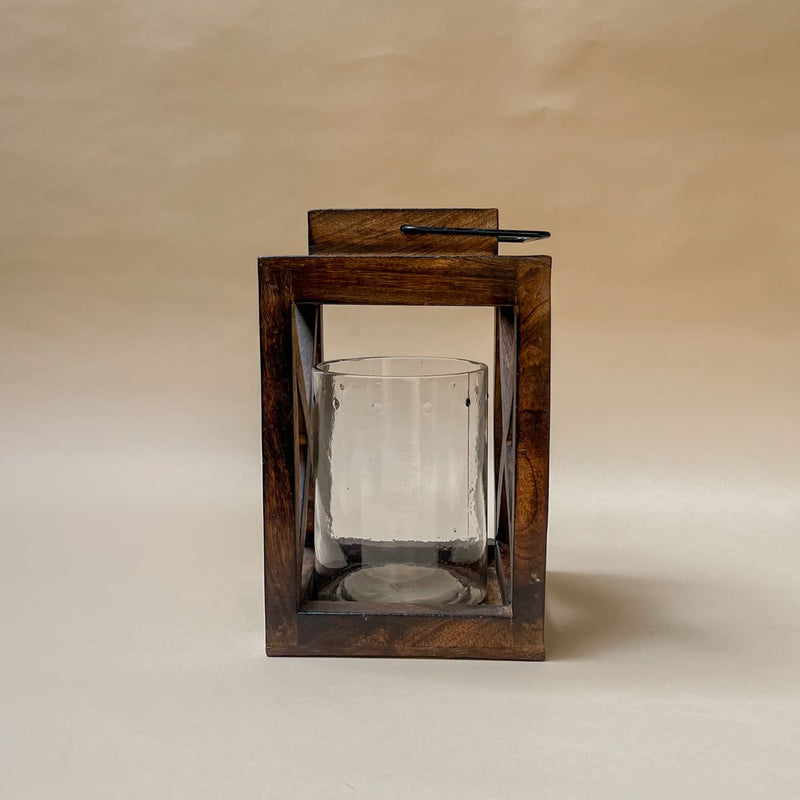 Edit House & Home-Home Artisan Edmund Wooden Lantern - Shop Cult Modern