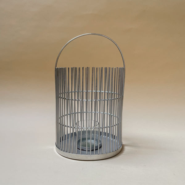 Edit House & Home-Home Artisan Rayner Silver Metal Lantern (Large) - Shop Cult Modern
