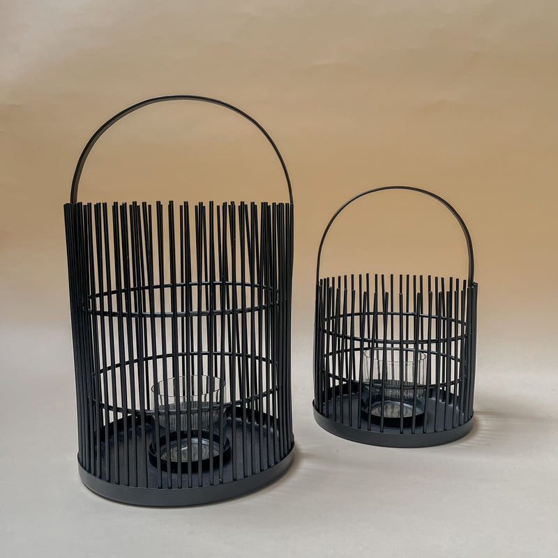 Edit House & Home-Home Artisan Sigrid Black Metal Lantern (Small) - Shop Cult Modern