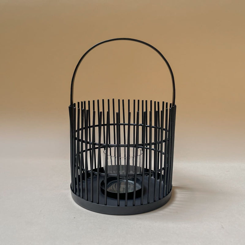 Edit House & Home-Home Artisan Sigrid Black Metal Lantern (Small) - Shop Cult Modern