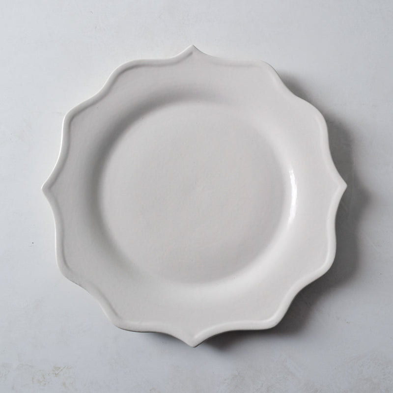 Home Artisan White Lotus Dinner Plate - Set of 2 - Shop Cult Modern
