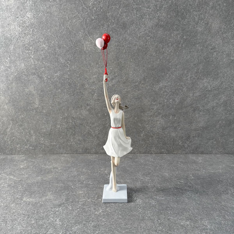 Home Artisan Ella with Balloons Sculpture - Shop Cult Modern