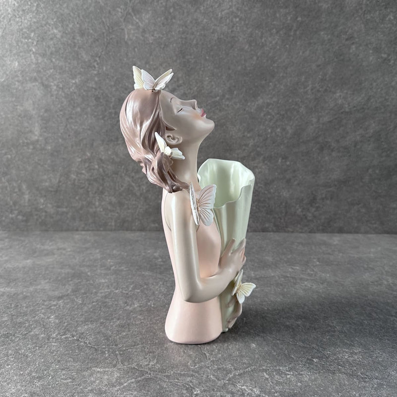 Home Artisan Beverly with a Bouquet Sculpture - Pink - Shop Cult Modern