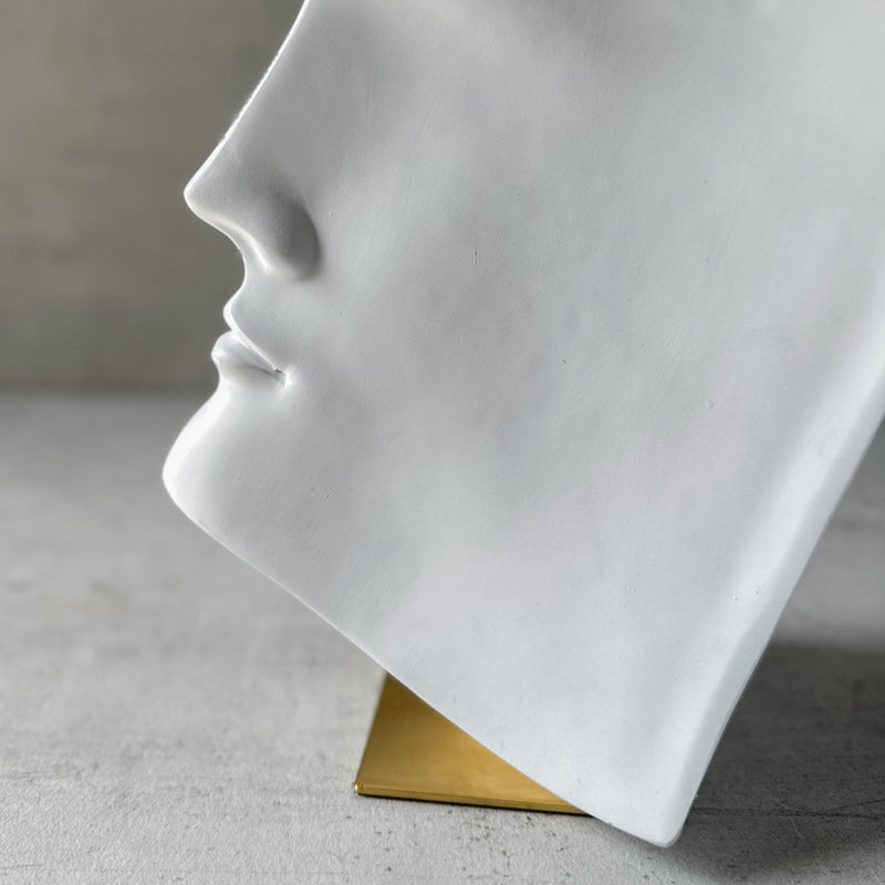 Home Artisan Silvio Book Face Sculpture - Shop Cult Modern