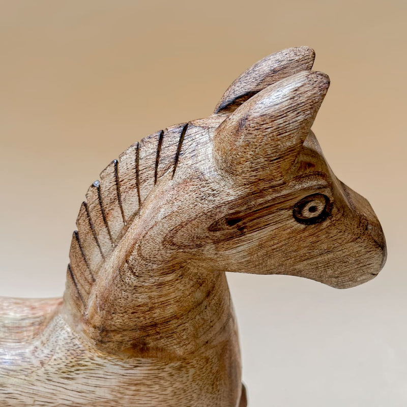 Edit House & Home-Home Artisan Nicholas Wooden Horse Sculpture (Small) - Shop Cult Modern