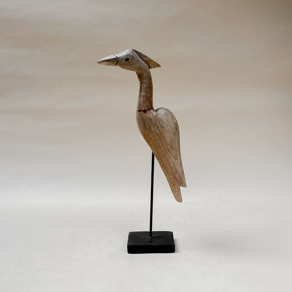 Edit House & Home-Home Artisan Emmeline Wooden Bird Sculpture (Small) - Shop Cult Modern
