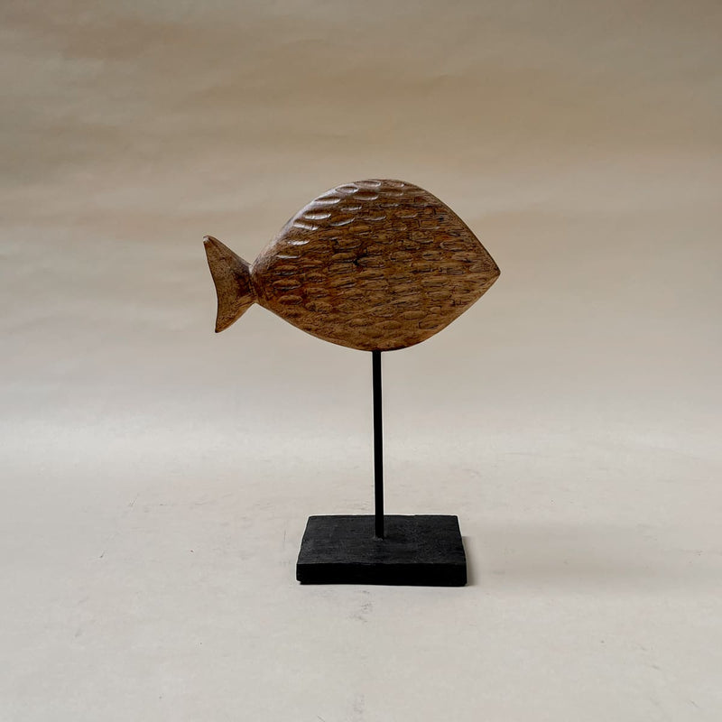 Edit House & Home-Home Artisan Cavendish Wooden Fish Sculpture (Small) - Shop Cult Modern