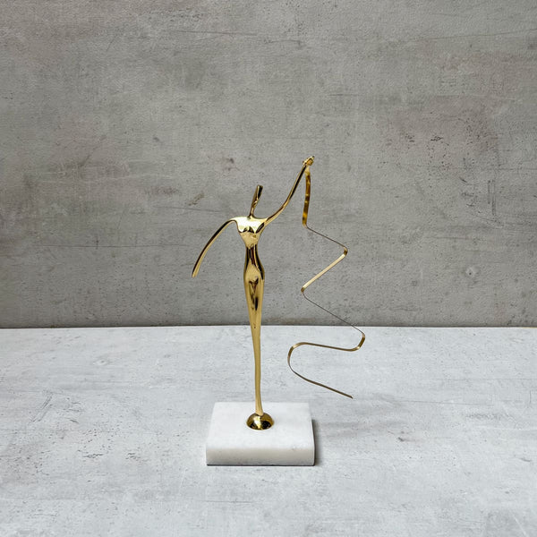 Edit House & Home-Home Artisan Golden Serenade of Silk Brass Sculpture - Shop Cult Modern