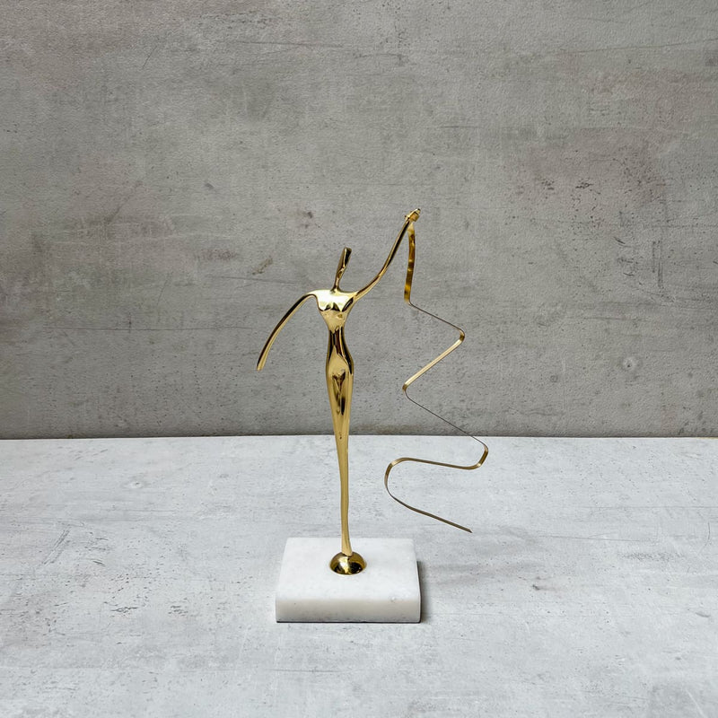 Edit House & Home-Home Artisan Golden Serenade of Silk Brass Sculpture - Shop Cult Modern