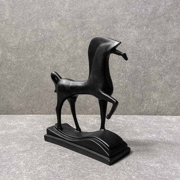 Edit House & Home-Home Artisan Artemis Black Horse Sculpture - Shop Cult Modern
