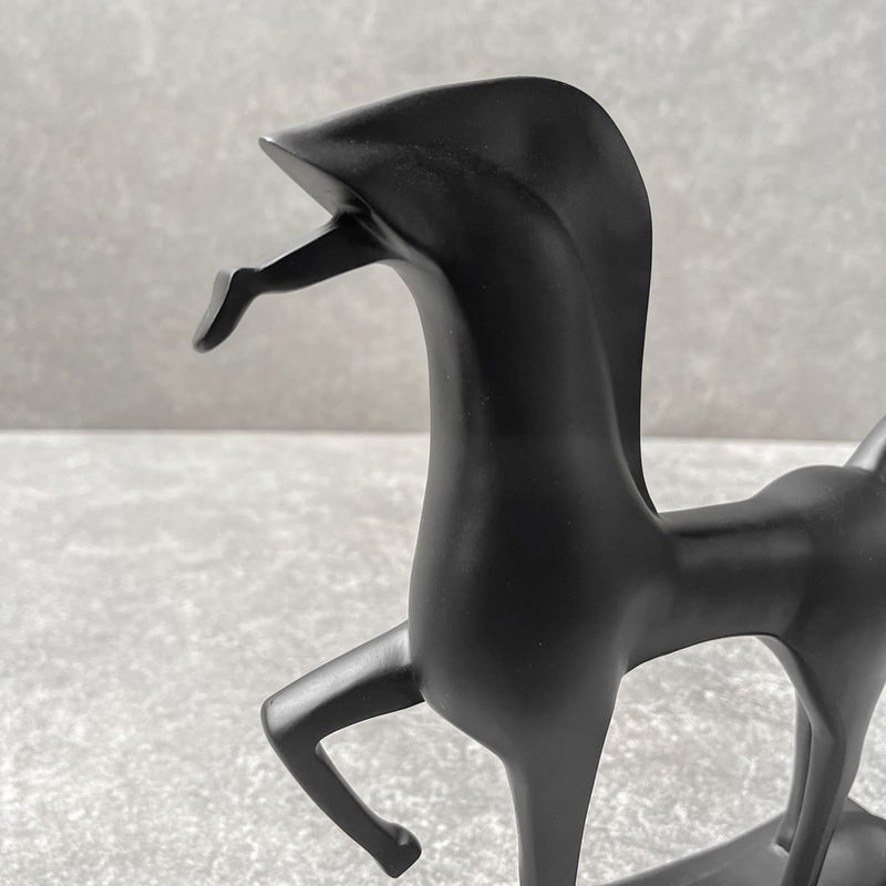 Edit House & Home-Home Artisan Artemis Black Horse Sculpture - Shop Cult Modern