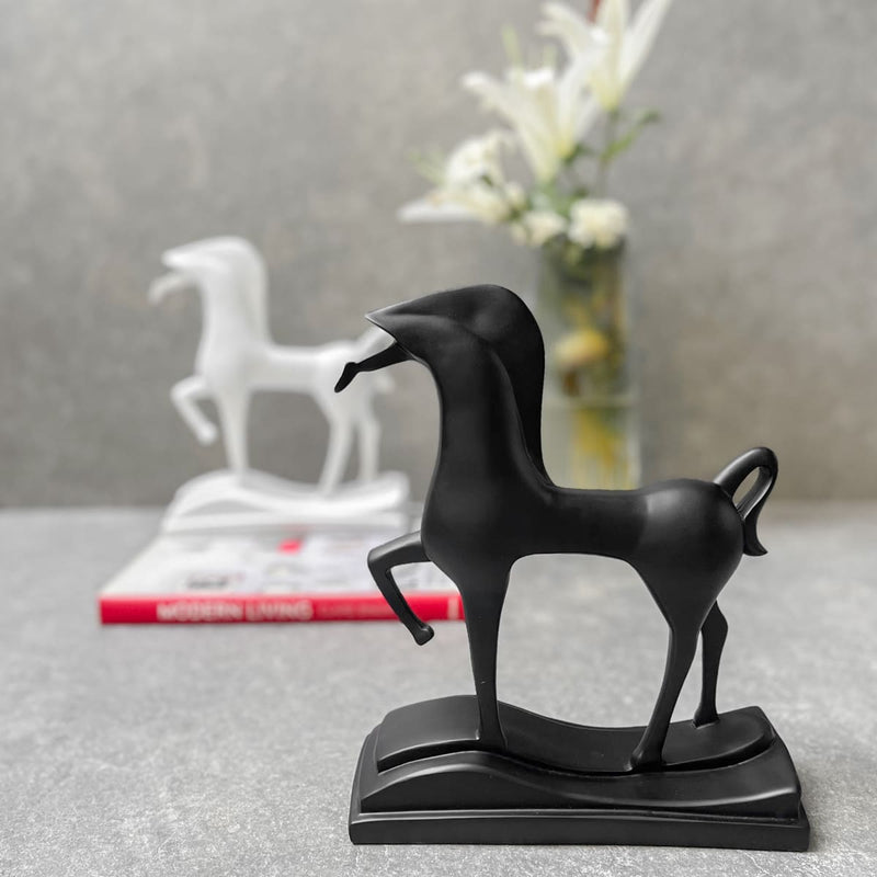 Edit House & Home-Home Artisan Artemis Black Horse Sculpture - Shop Cult Modern