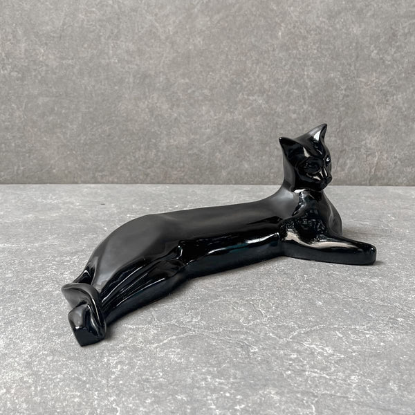 Edit House & Home-Home Artisan Milo Black Cat Sculpture - Shop Cult Modern