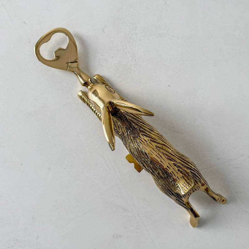 Home Artisan Chester Brass Rabbit Bottle Opener - Shop Cult Modern