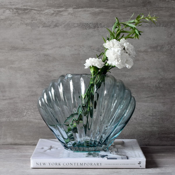 Home Artisan Taylor Shell Glass Vase - Shop Cult Modern