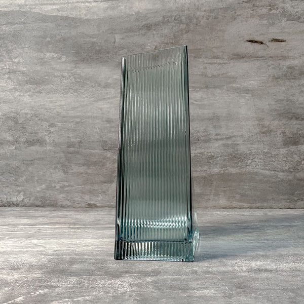 Home Artisan Carter Turquoise Glass Vase - Shop Cult Modern