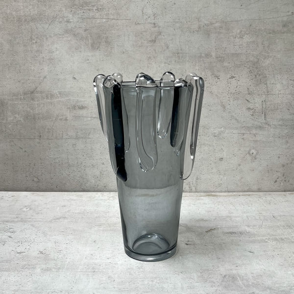 Edit House & Home-Home Artisan Leandra Smoky Opulent Glass Vase (Large) - Shop Cult Modern