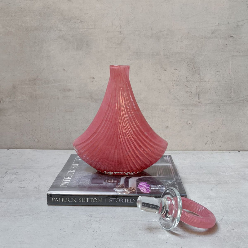 Edit House & Home-Home Artisan Hayden Pink Opulent Glass Vase - Shop Cult Modern