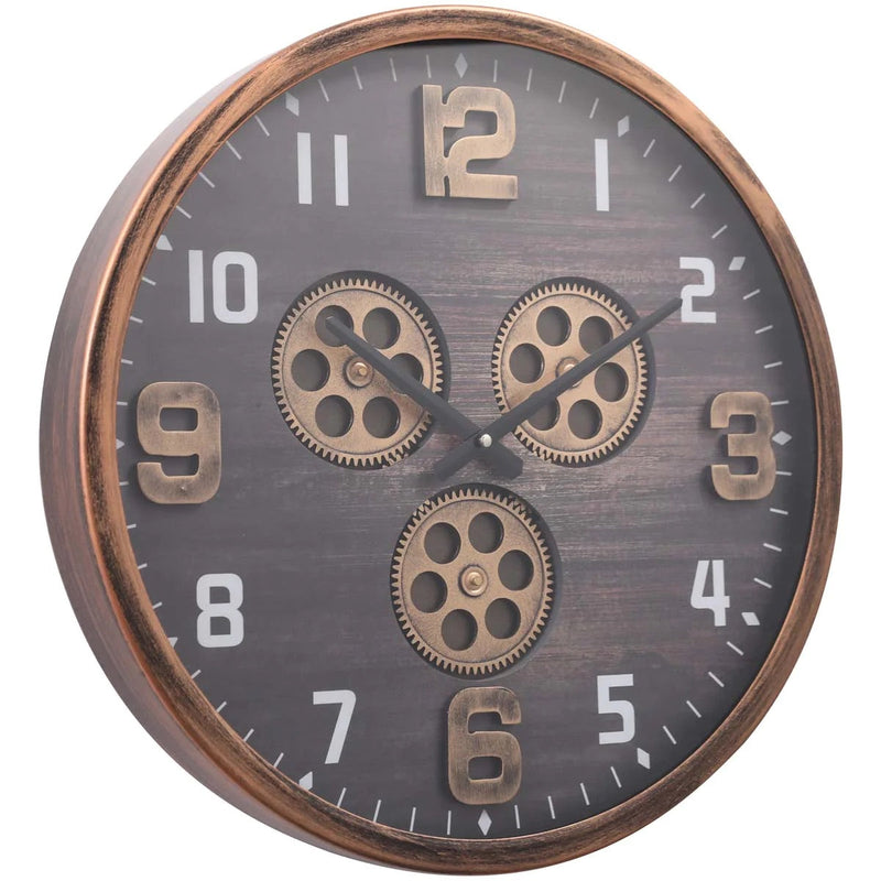 Edit House & Home-Home Artisan Clint Metal Wall Clock - Shop Cult Modern