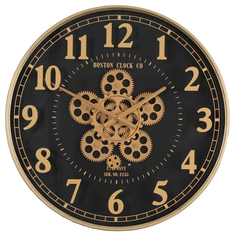 Edit House & Home-Home Artisan Hemsworth Metal Wall Clock - Shop Cult Modern