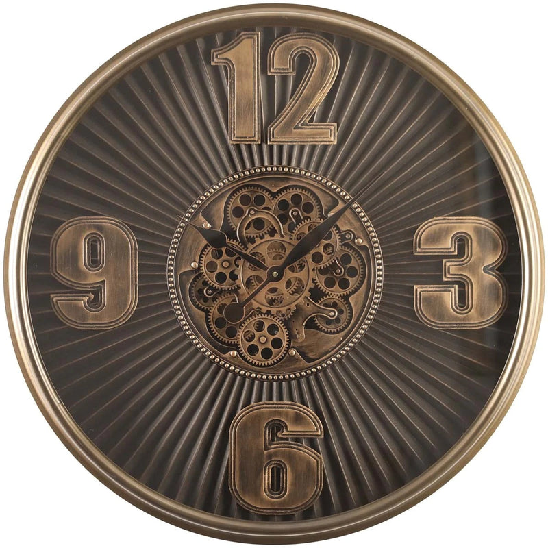 Edit House & Home-Home Artisan Shavez Metal Wall Clock - Shop Cult Modern