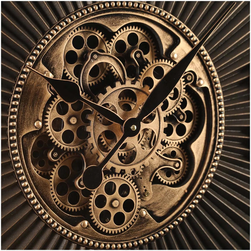 Edit House & Home-Home Artisan Shavez Metal Wall Clock - Shop Cult Modern