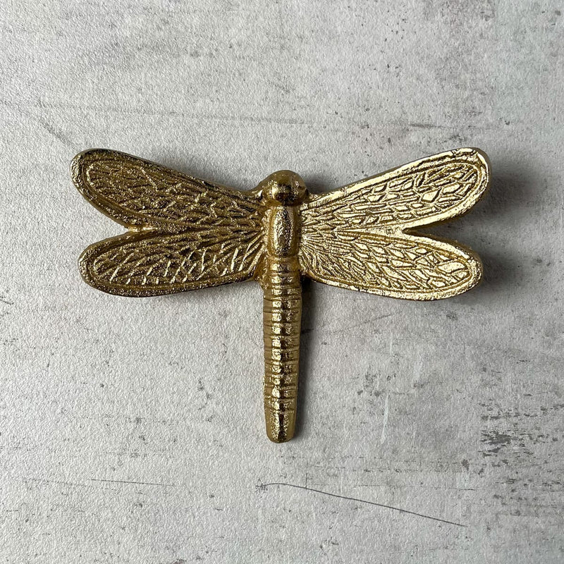 Edit House & Home-Home Artisan Seraphine Metal Dragonfly Wall Sculpture (Gold)  Set of 2 - Shop Cult Modern