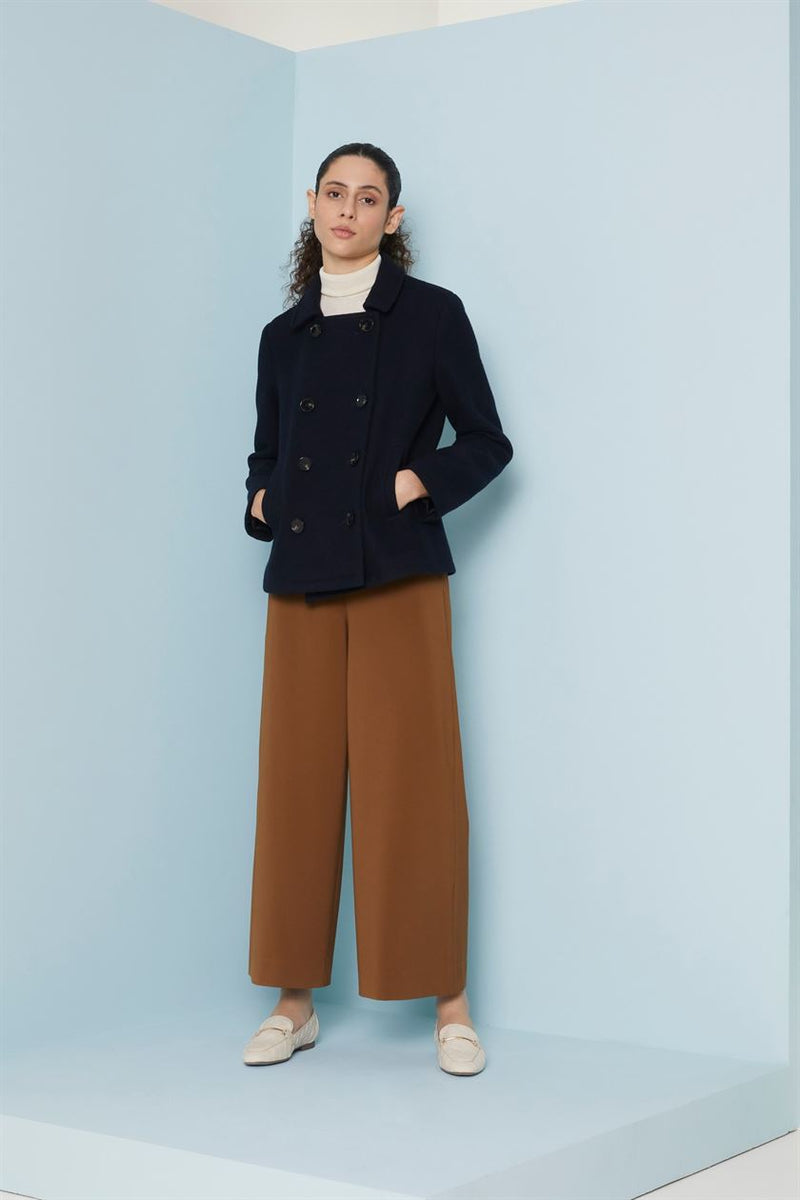Perona   I   Womens-Outerwear-Wool Coats-Haylee Pwa-Fv21-100910-Navy  AS8239 - Shop Cult Modern