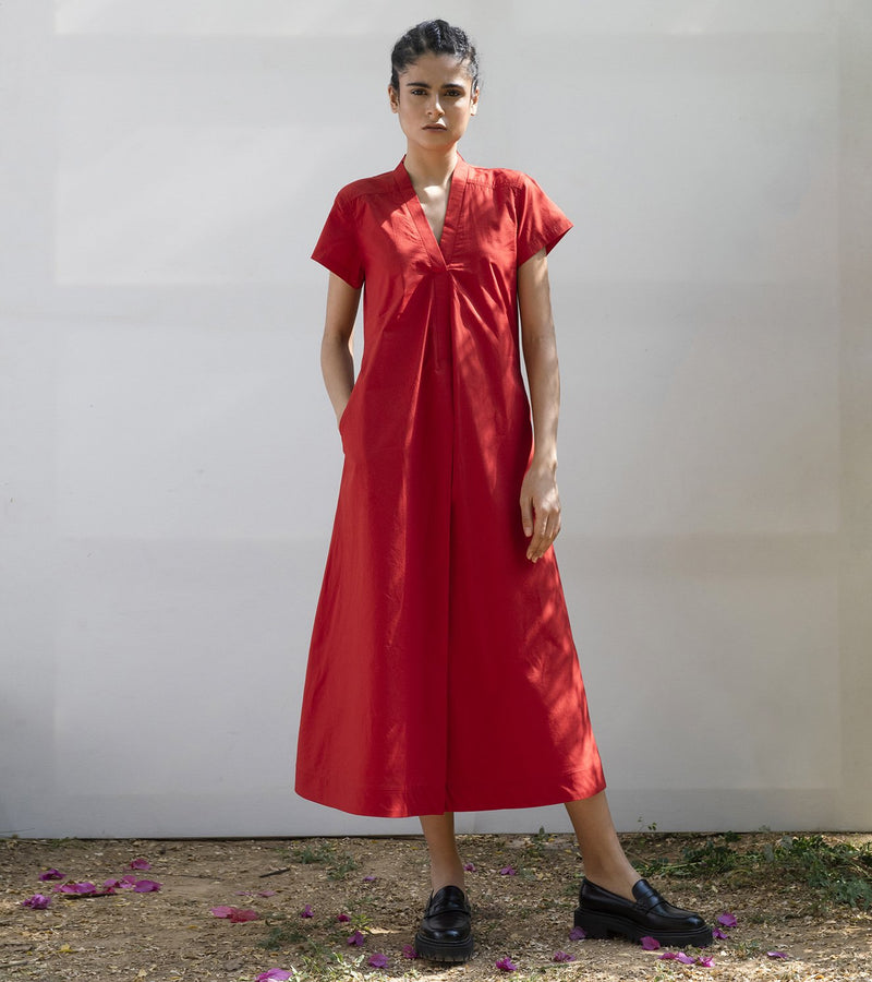 Khara Kapas   I    Hawthorn Midi Dress - Shop Cult Modern