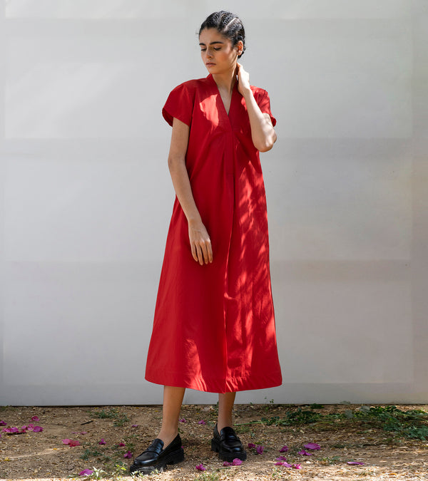 Khara Kapas Hawthorn Midi Dress - Shop Cult Modern