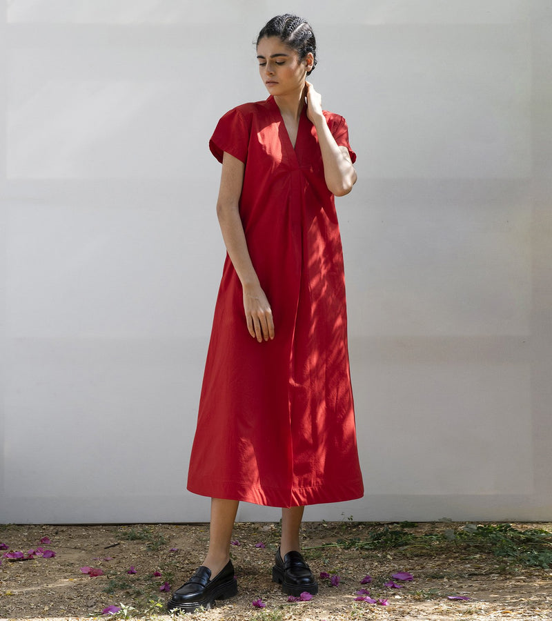 Khara Kapas   I    Hawthorn Midi Dress - Shop Cult Modern