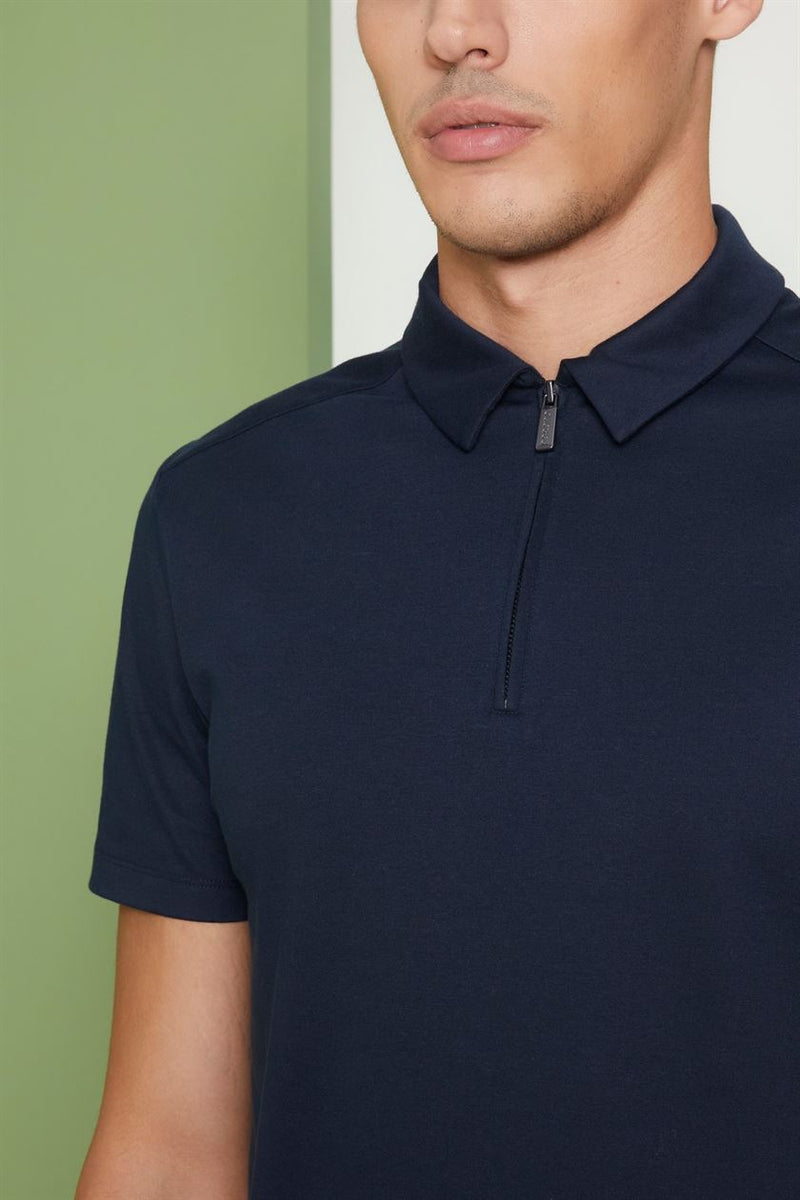 Perona   I   Mens-Thirts & Polos -Polos -Jose-Pma-Fv21-317-Navy  AS8072 - Shop Cult Modern