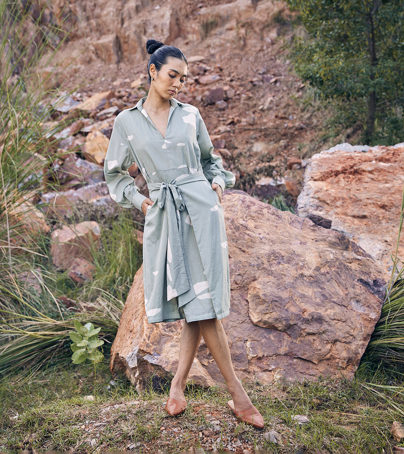 Shop Mint Paradise Dress by Khara Kapas