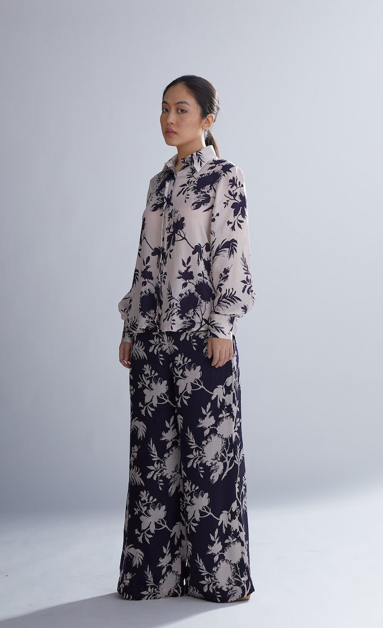 Koai   I   Lavender And Purple Floral Shirt - Shop Cult Modern