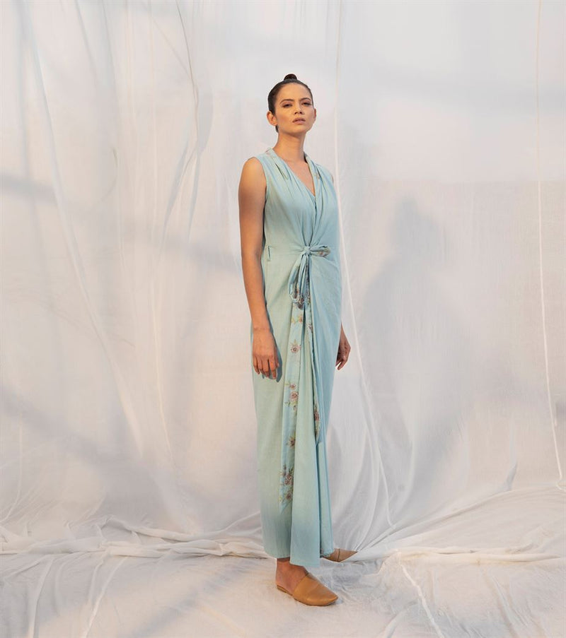 Khara Kapas   I   Atlantis Dress     Sienna Collection Ice Blue KK-PF21-20 - Shop Cult Modern