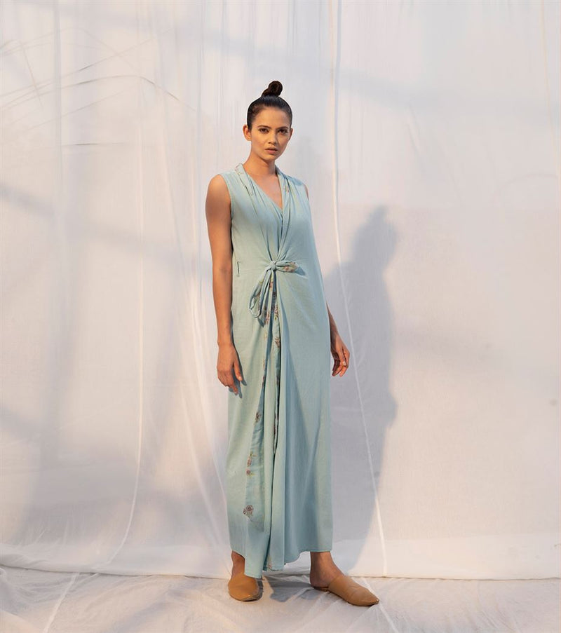 Khara Kapas   I   Atlantis Dress     Sienna Collection Ice Blue KK-PF21-20 - Shop Cult Modern