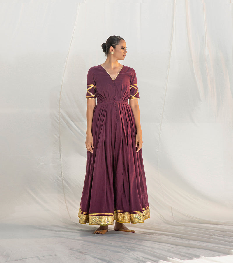 Rangmanch Pleated Long Dress - Shop Cult Modern