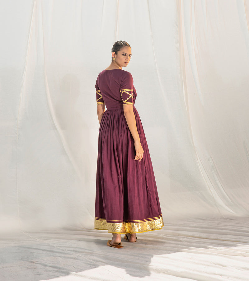 Rangmanch Pleated Long Dress - Shop Cult Modern