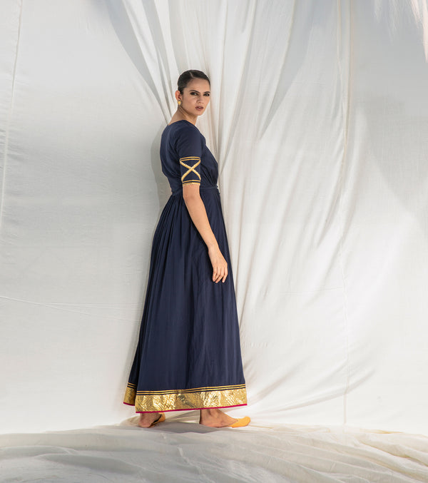 Rohma Pleated Long Dress - Shop Cult Modern