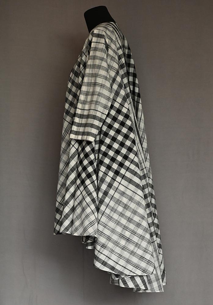 Amrich Dress Handwoven Cotton Ikat Check Button Down - Shop Cult Modern