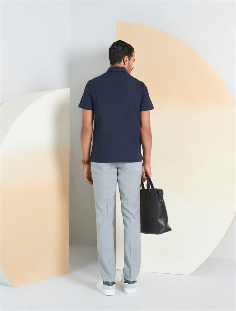 Perona   -   Mens-Shirts-Shirts-Lane-Pma-Ss24-313-S-Navy - Shop Cult Modern